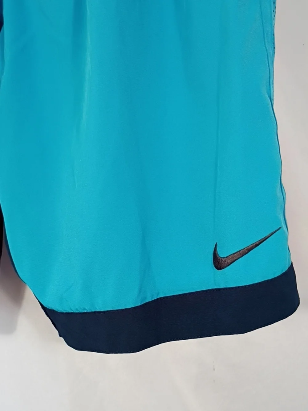 EUC Nike Men's Teal Swim Shorts with Underwear Lining Size Large Summer